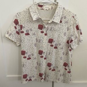 Collared pattern shirt